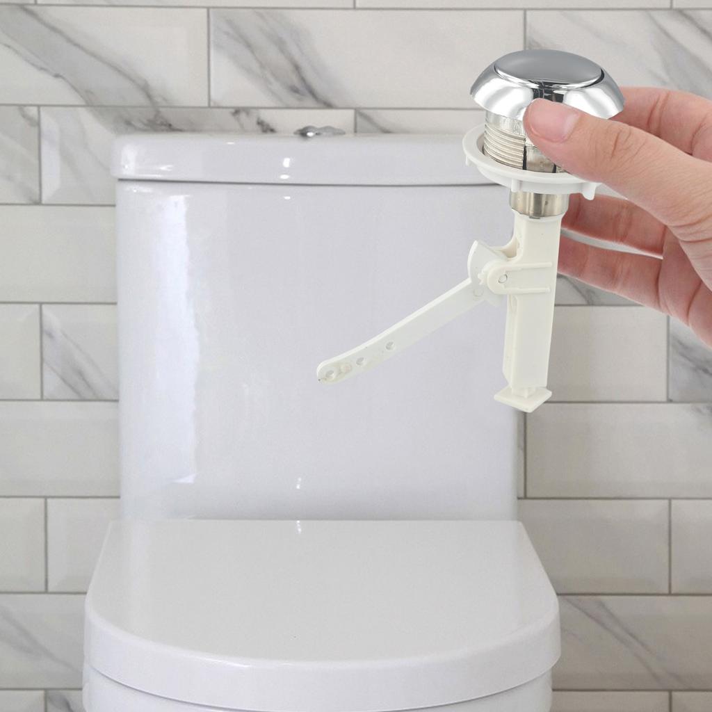 High Quality Push Button Flush Toilet Rods Separated Type Water Tank 12x10x5.5cm 1pc Bathroom Hotel Push Buttons