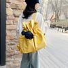 New Backpack Multi-functional Travel Bag Shoulder Tote Cloth Bag Women's Cloud Schoolbag Drawstring