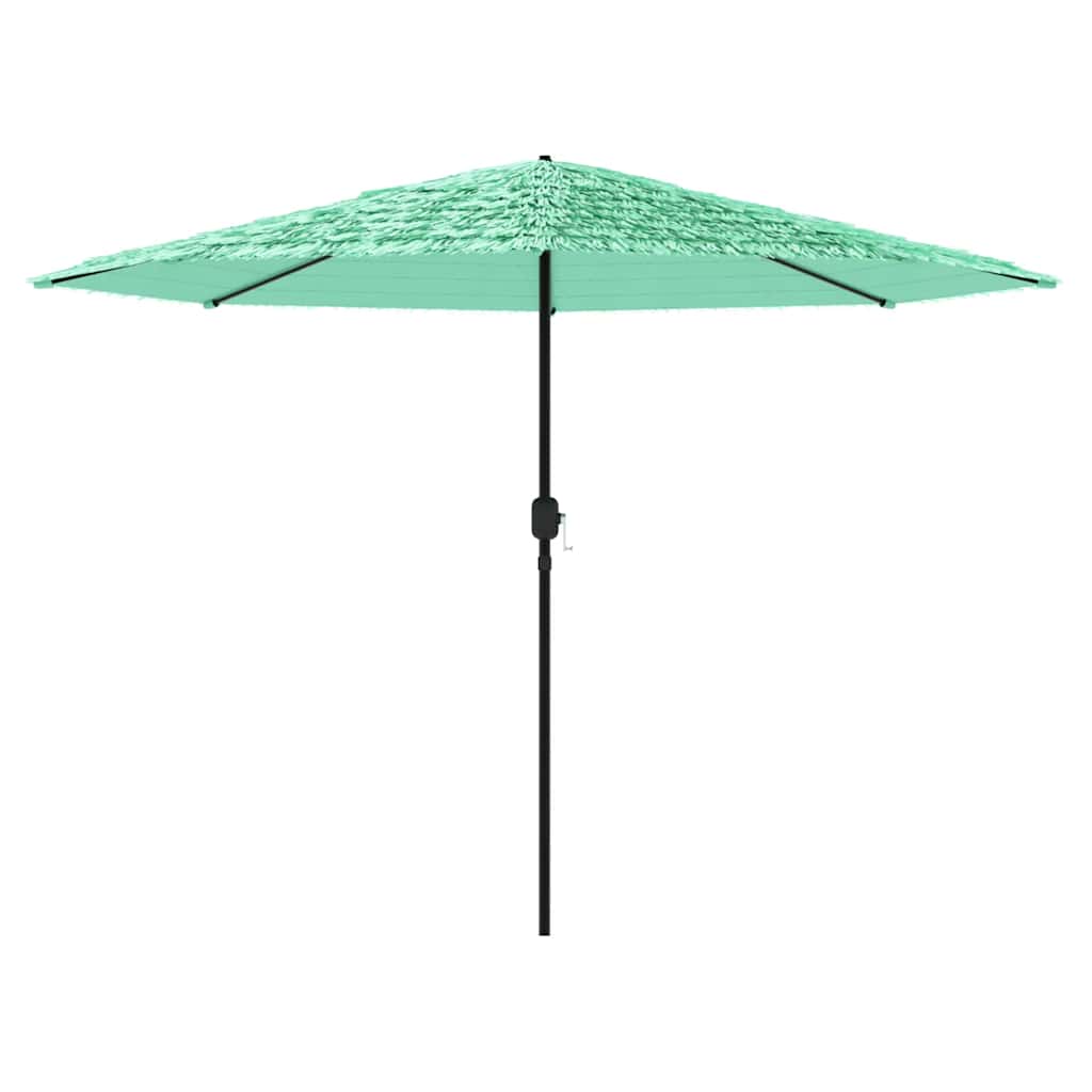 Green Sun Umbrella with Steel Pole 324 X 324 X 247 Cm