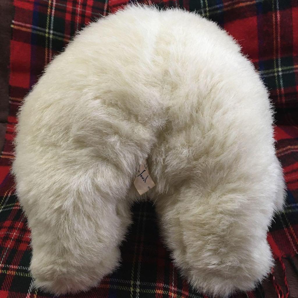 [USED] White Teddy Bear - Polar Bear Plush Toy by MON SEUIL