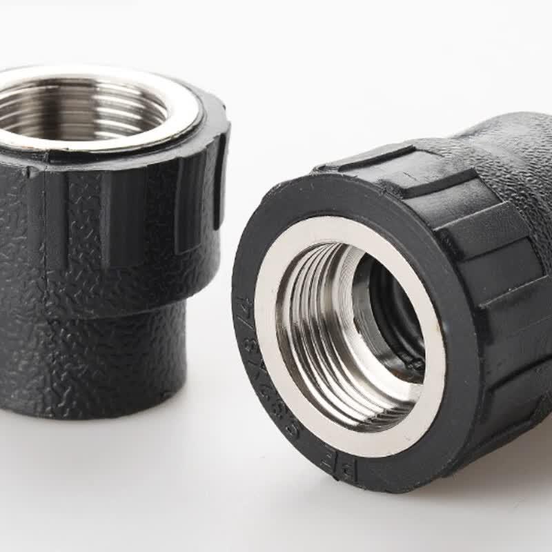 Chengwei PE Female Thread Straight Coupling DN63