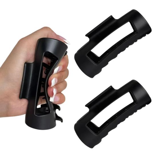 1/2/4Pcs Women Hair Claw Flexible Clamping Lightweight Square Frosting Hairpins Multifunctional Styling Tool