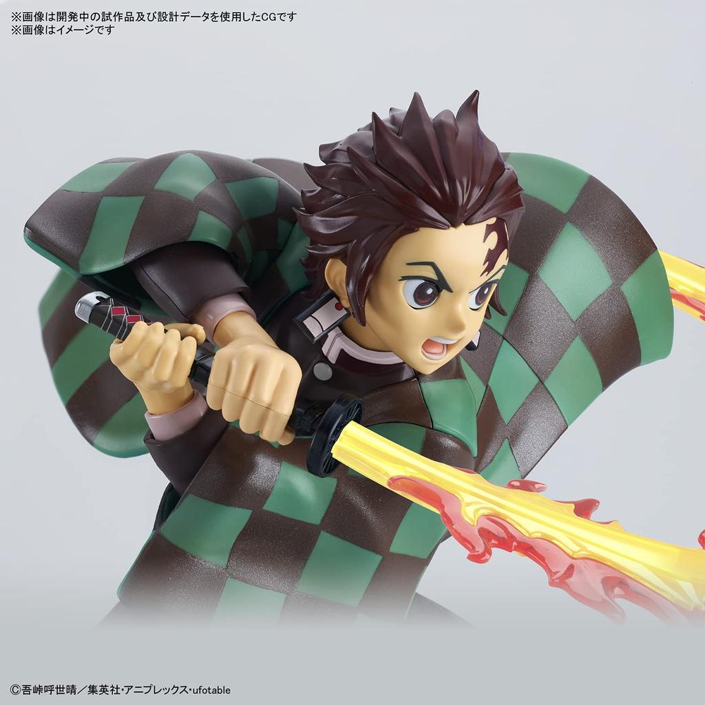 Demon Slayer Model Kamado Tanjiro Plastic Model [Hinokami Kagura] Color-Coded