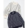 Uniqlo Lambswool Mock Neck Sweater  Stripe 
