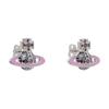VIVIENNE WESTWOOD Original Design Brass Earrings Women Earrings Purple 6201032Q02P540