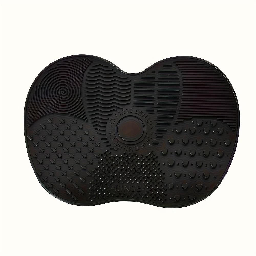 Silicone Makeup Brush Cleaning Pad With Suction Cup, Reusable, Easy To Clean, For Washing Makeup Brushes, Powder Puffs, Etc.