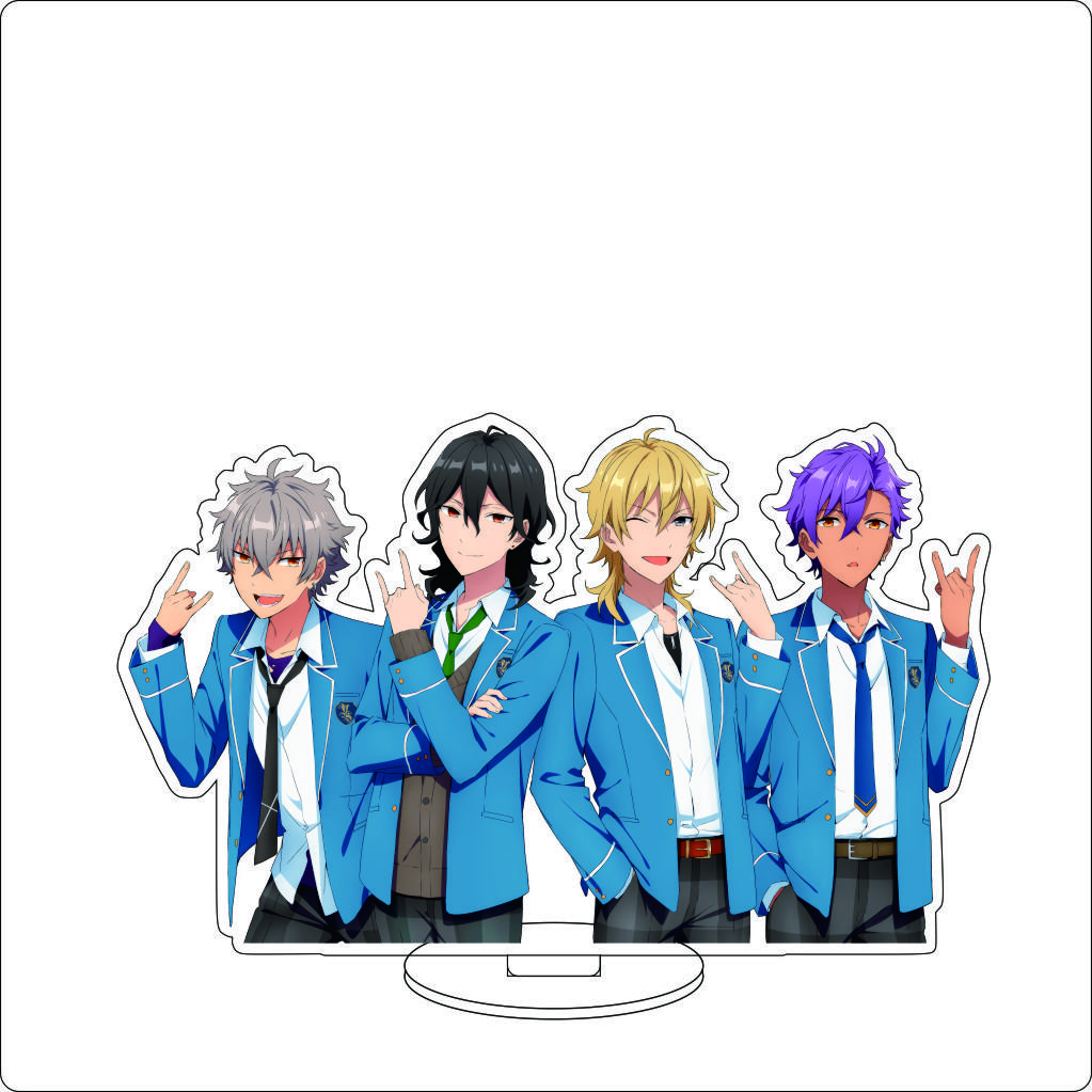 16CM Anime Ensemble Stars Acrylic Stand Ornaments Hidaka Hokuto Tenshouin Eichi Hibiki Wataru Figure Stand Halloween Gifts