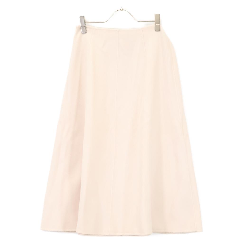 Theory Luxe Pink KLIRA LIGHT RIVER Cashmere-blend Wool Skirt Skirt O38 pinkUsed