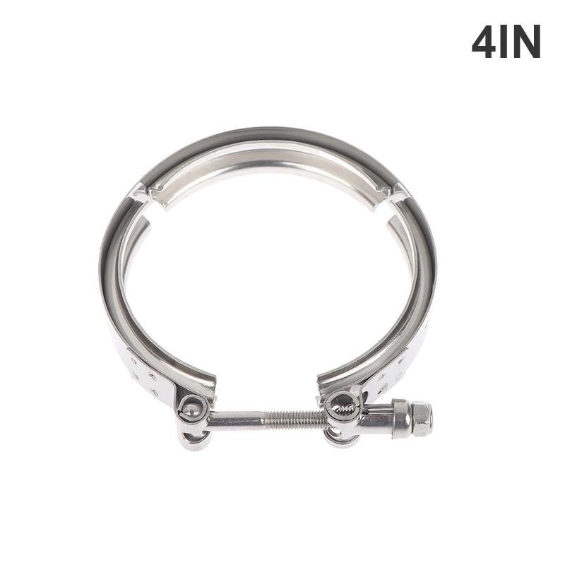 304 Stainless Steel 2-4 Inch Quick Release V Band Clamp Turbo Exhaust Pipe V-Band Clamp V Clamp Clip