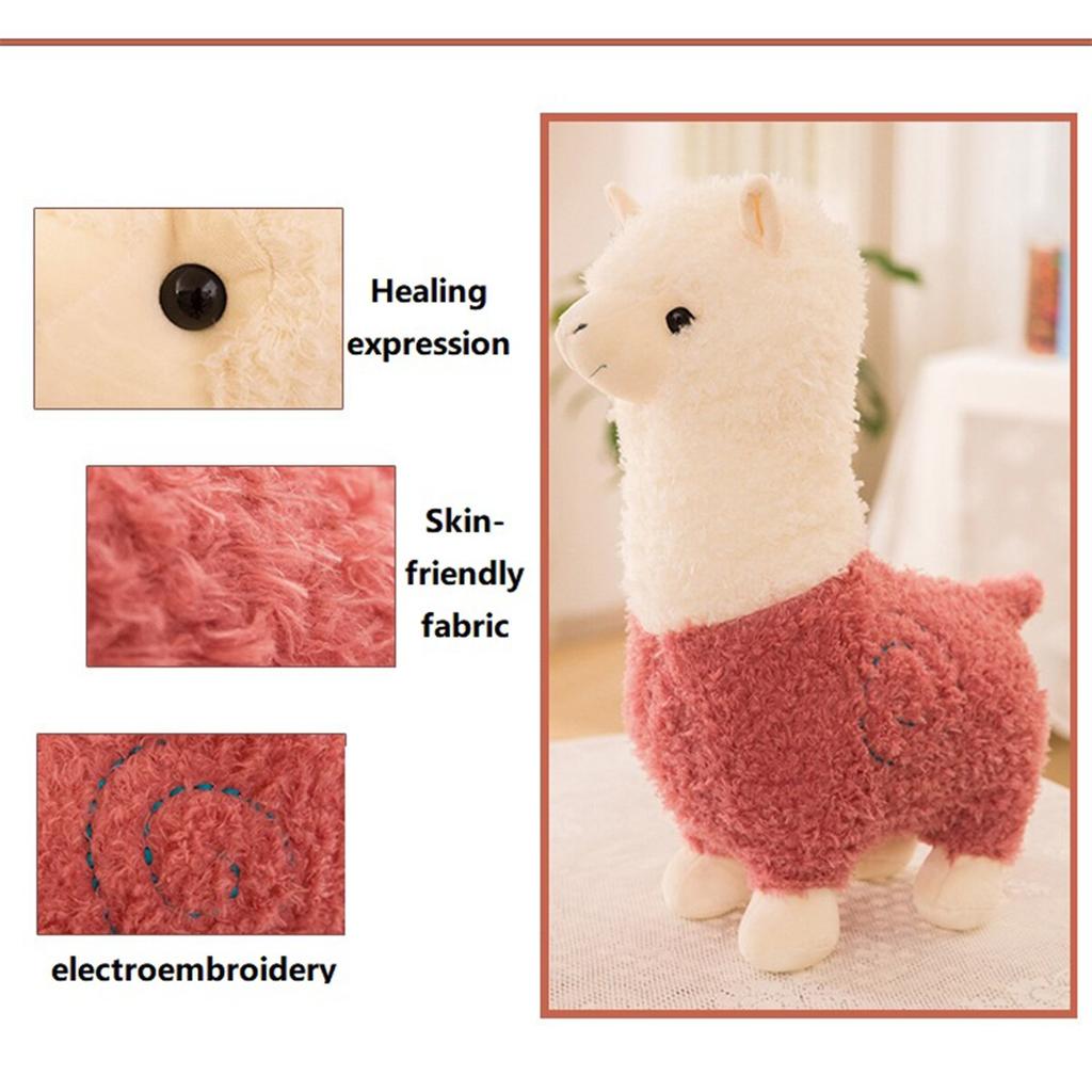 A 28 Cm Random Color Alpaca Doll Creative Funny Grass Mud Horse Plush Toy Children With Sleeping Doll Girl Birthday Gift