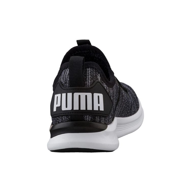 Puma Ignite Flash Evoknit Low Top Sports Shoes Women Sneakers Black Gray 190511-01