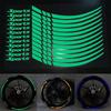 Sport Motorcycle 18-21 Inch Wheels Rim Stripe Sticker High Universality 12 Pieces Per Set For 18-21 Inch Wheels