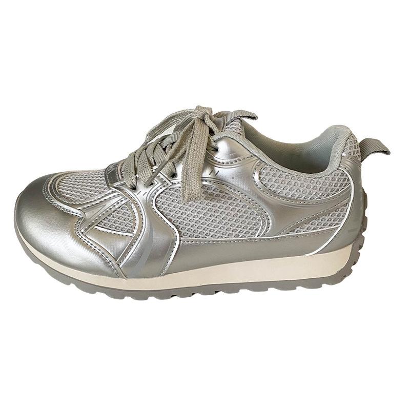 

A9828 summer popular dad shoes women s shoes waffle shoes lightweight 2024 new running shoes casual sports shoes 35