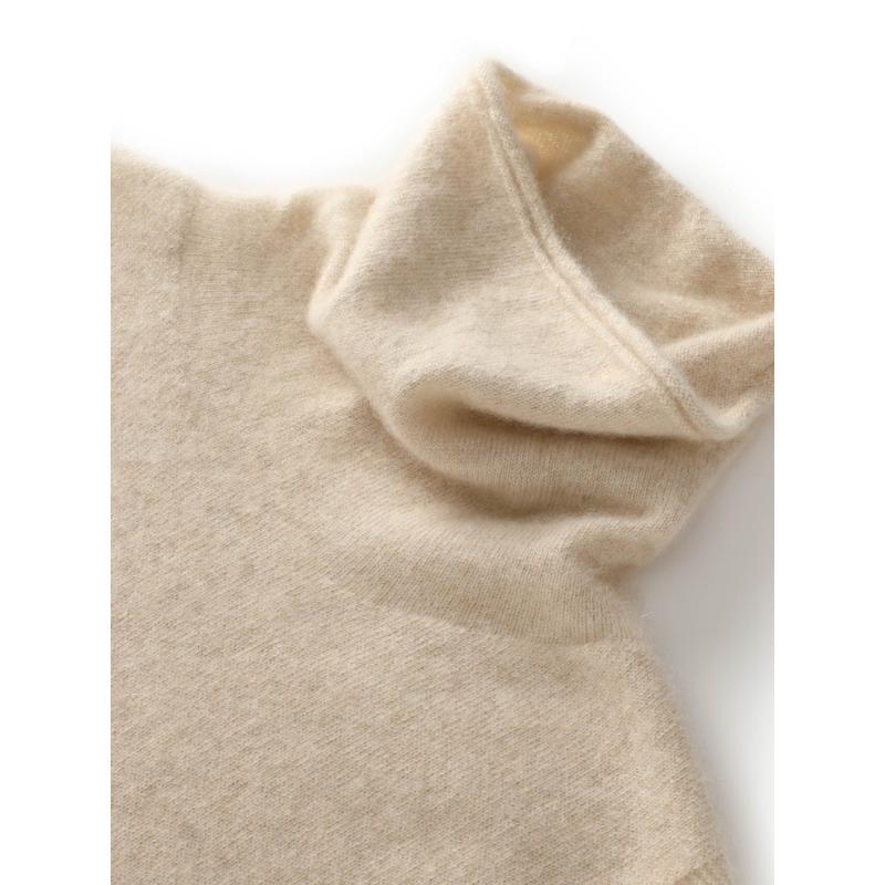Sleeveless Pullovers Turtleneck Sweater Waistcoat Wool Knitwear Spring Autumn Winter Fashion Vest Tops