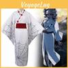 Demon Slayer Twelve Kizuki Rui Cosplay Costume Kimono With Cotton Blend Fabric
