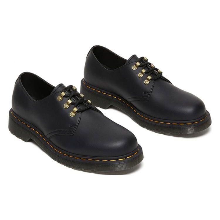 Dr. Martens 1461 PU Fashion British Style Low-Top Casual Shoes Unisex Casual Shoes Black 27643001
