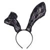 Pure Desire Lace Bunny Ear Headband & Eye Mask Set - Cute Hair Accessories for Couples