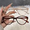2 Pairs of Classic and Fashionable Cat Eye Design Glasses Are Perfect Accessories for Men and Women's Fashion