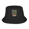 New Unisex Autism Awareness Im Not Misbehaving I Have Autism Bucket Hat Personality Fisherman Hats Summer Retro Travel Hiking