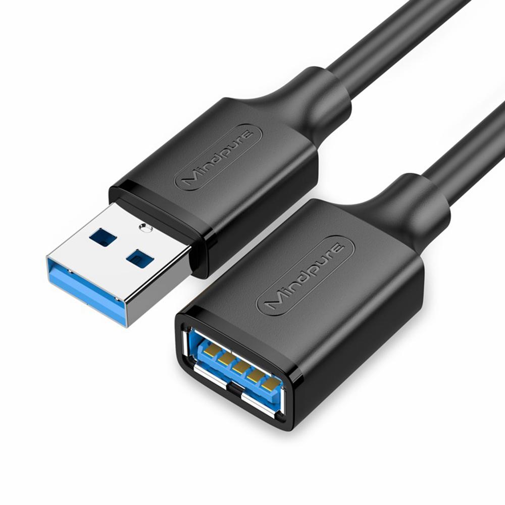 

MINDPURE US103 1.5м Кабель-подовжувач USB 3.0 Високої Швидкості Шнур-подовжувач тато-мама для Ноутбука ПК As Shown A