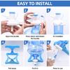 5 Gallon Water Jug Holder, Collapsible Water Dispenser Stand and 2 Dispenser Valves, Thicking Water Dispenser for 3-5 Gallon Bottle