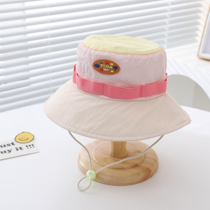 Children's Hat Korean Version of Summer Boys and Girls Fashionable Trendy Cool Quick-drying Fisherman Hat Sun Protection Sun Hat Outdoor Basin Hat