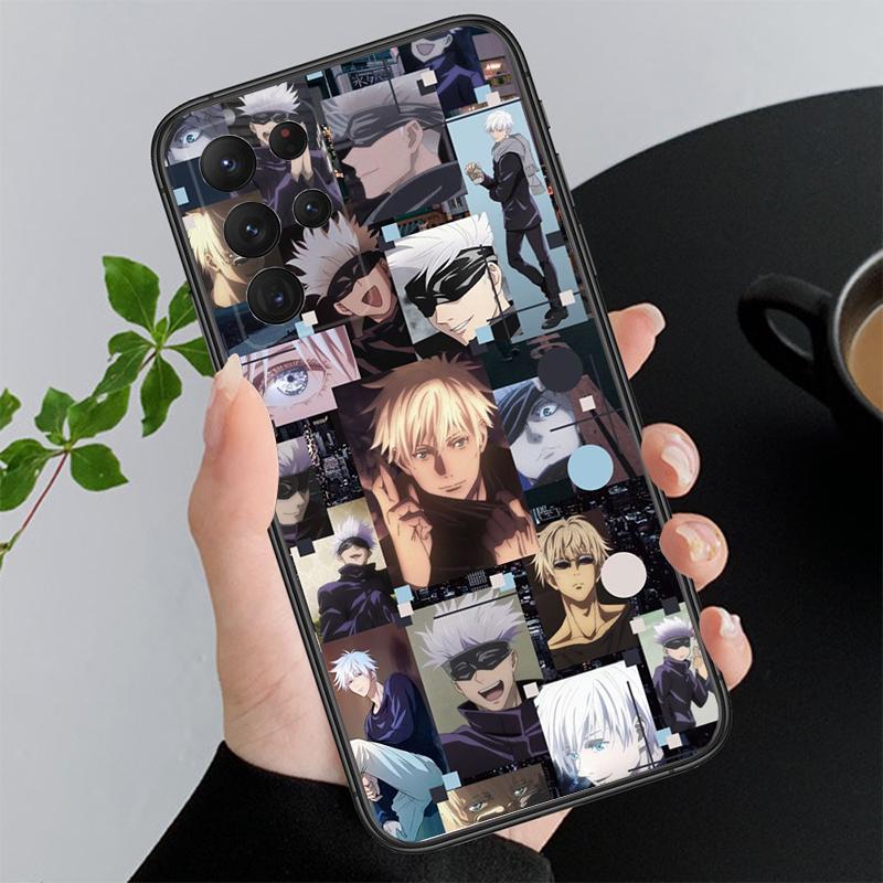Jujutsu Kaisen Satoru Gojo Phone Case For Samsung S25 S24 S23 S22 S21 S20 Ultra S20 S22 S21 S20 FE S24 Plus