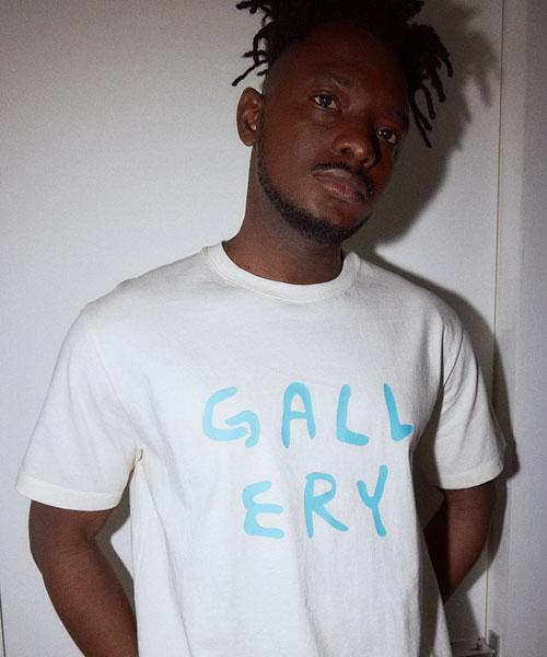 1011 GALLERY Gallery Logo T-Shirt_Ivory