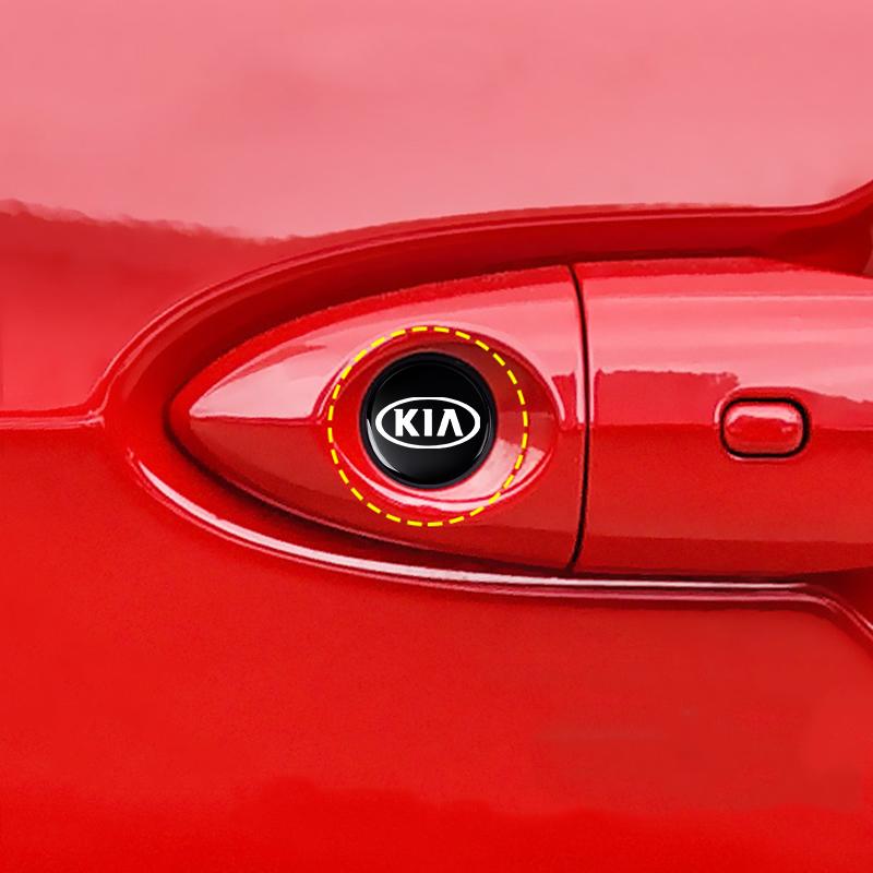 2/5/10Pcs 14mm Fashion Car Remote Key Fob Emblem Badge Radio button Sticker Accessories For KIA Cerato Sportage R K2 K3 K5 Sorento Sportage R Rio Soul