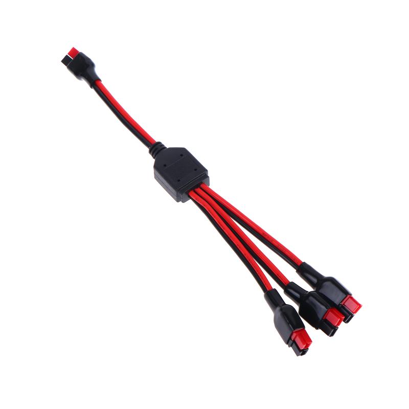 1 To 2 45A Solar Panel Connector 14AWG Weather Resistant Outdoor Power Battery Plug Cable for Backyard Power