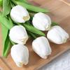 10PC Artificial Tulips Flower PU Realistic Touch Tulip Flowers Fake Tulips Flowers for Home Table Vase Decor Wedding DIY Bouquet