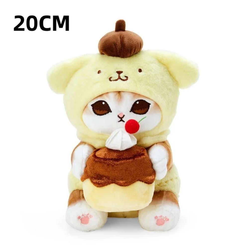 Kawaii Mofusand Kot Rekin Gry Pluszowe Zabawki Plecak Breloczek Kreatywny Uroczy Kreskówkowy Wypchana Lalka Akcesoria Prezent Urodzinowy dla Przyjaciela