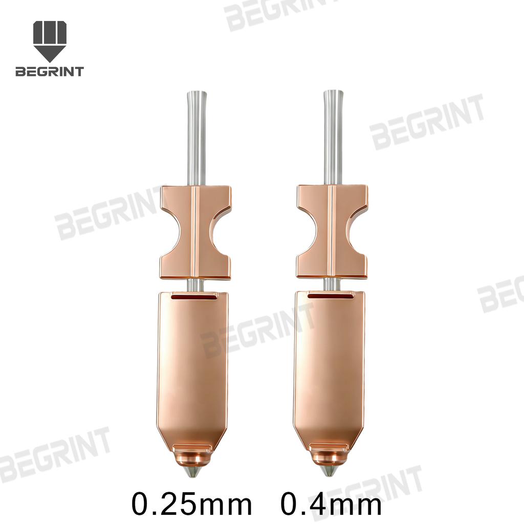 Hardened Steel Nozzle for Flashforge AD5X / ASA, Available in 0.25/0.4/0.6/0.8mm Multiple Sizes, Wear Resistant Premium 3D Parts