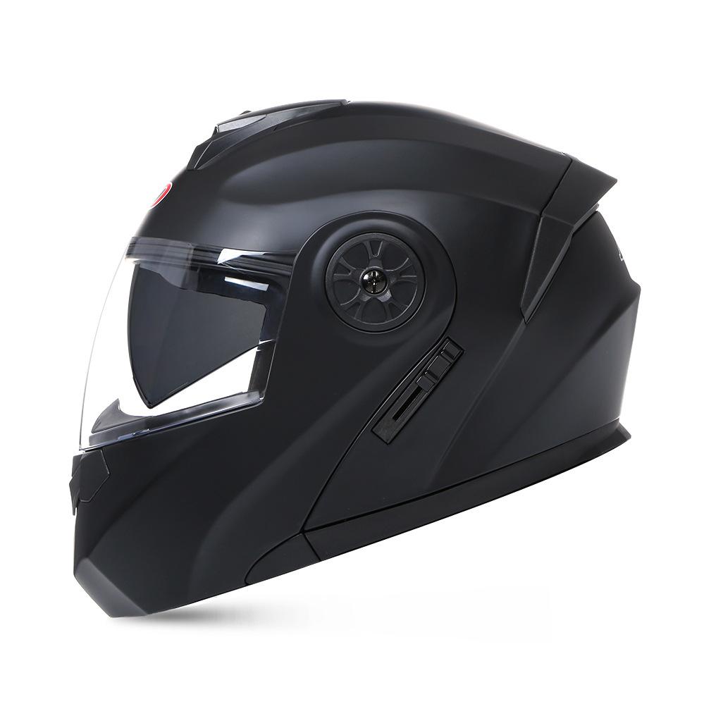 

BLD Specially designed for electric vehicle helmets, motorcycle full-face helmets, dual-lens open-face helmets, suitable for all seasons and riding XL(61-62)