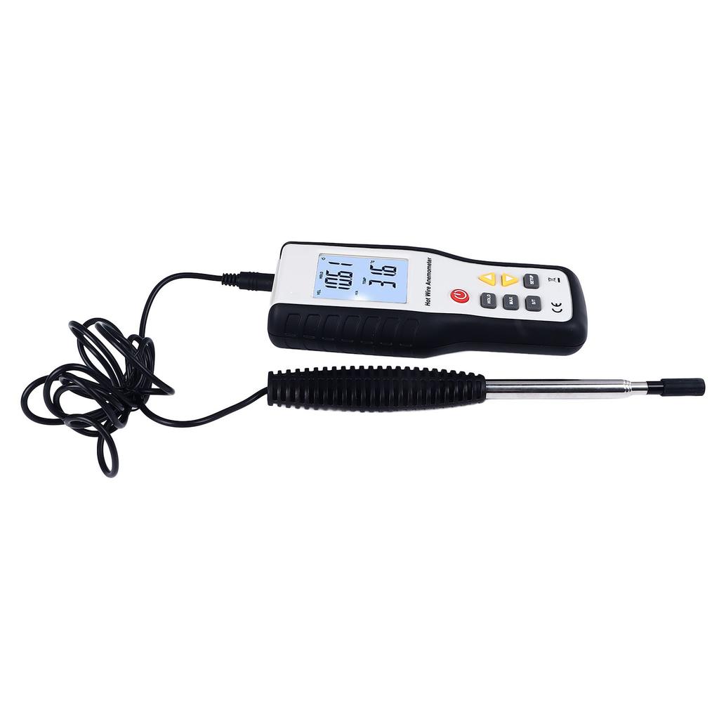 Thermal Anemometer LCD Display High Sensitivity Multifunctional Handheld Wind Speed Meter