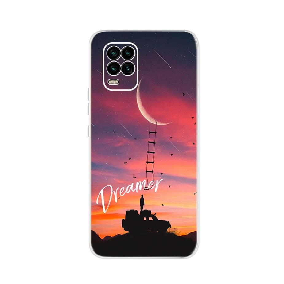 For Xiaomi Mi 10 Lite 5G Case Cute Cat Butterfly Soft Silicone Phone Cases For Xiaomi Mi 10 Lite 10Lite Back Cover Fundas Bumper