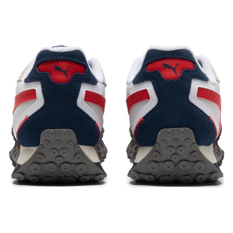 Puma Blacktop Rider Weiß Persisch Blau Rot Unisex Sneakers 392725-06