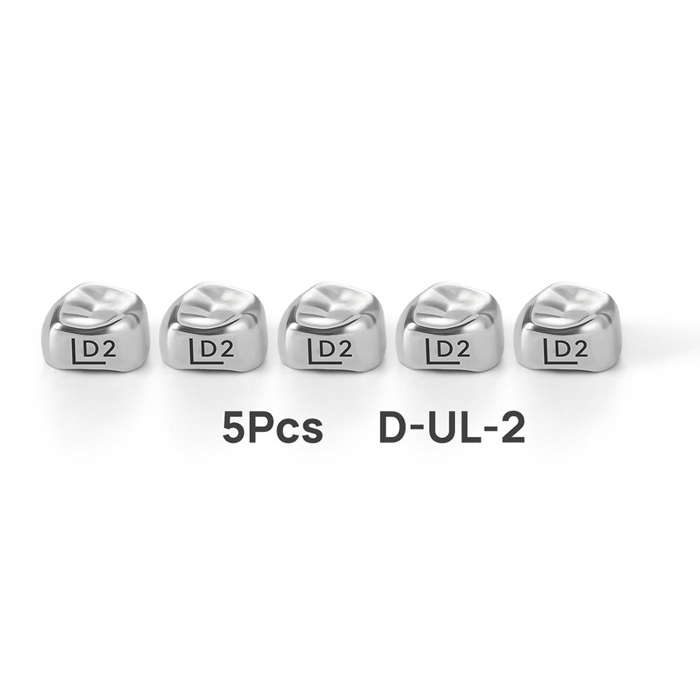 5Pcs Dental Crowns Preformed Metal Crown Stainless Steel Temporary Crowns Dentistry Orthodontic Material Therapy Tools