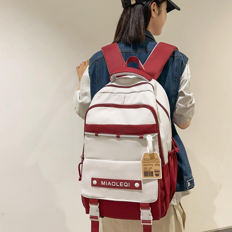 Elevi ghiozdan de clasa a treia până la a șasea Rucsac de mare capacitate pentru femei Rucsac în stil colegiu pentru elevii de gimnaziu