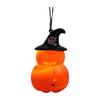 Skeleton Pumpkin Nightlight Button Cell Battery Operated LED Glowing Spooky Tabletop Lamp Aesthetic Plastic Halloween LED Decor