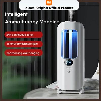 Xiaomi Diffuseur d'Huiles Essentielles Mini USB Intelligent 5 Vitesses Réglables Désodorisant pour Maison Salle de Bain Aromathérapie
