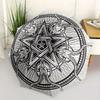 Satanische Baphomet Geitenkop Pentagram Occulte Symbool T-shirtParaplu, Draagbare 3-vouws Compacte Paraplu, Kerstcadeau ES514