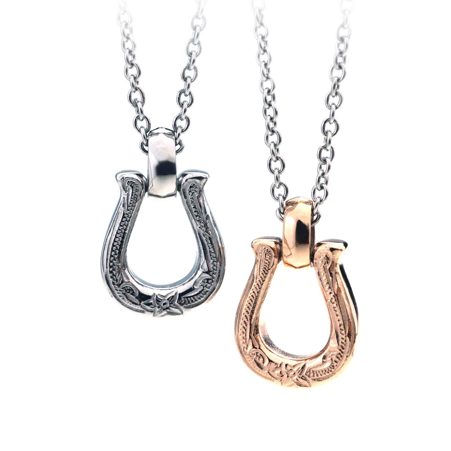 

Ювелирное изделие Гавайские украшения Подкова Пара Ожерелье Набор из 2 Нержавеющая сталь 316L Парный подарок Подкова [Petit YU-NA] Мужские Женские