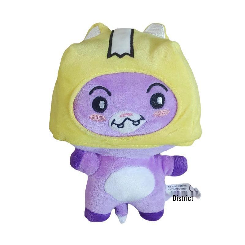 Cross-border Lankybox Plush Toy: Little Man Fox Stone Cloud Cardboard Box Plushie Pillow