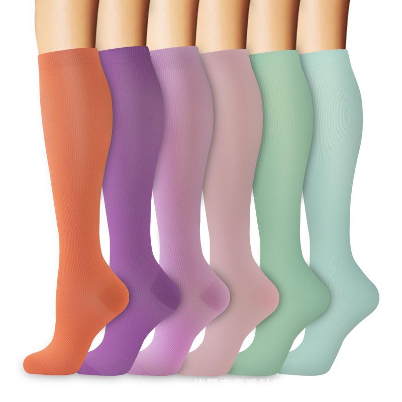Cross-border Over-the-Knee Compression Yoga & Sport Socks Set