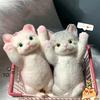 Squishy Cute Flocking Cat Stress Relief Toy, Extra Large Sensory Fidget Toys for Kids Adults Anxiety Relaxation, Squeeze Gift