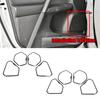For Toyota Rav 4 Rav4 -2025 Inner Door Speaker Audio Ring Cover Sound Frame Trim Stainless Steel Sticker