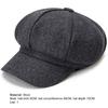 British Style Wide Brim Woolen Beret Hat Retro Artist Painter Newsboy Octagonal Cap Fashion Accessories