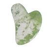 Heart-Shaped Hetian Jade Gua Sha Board for Facial and Body Massage