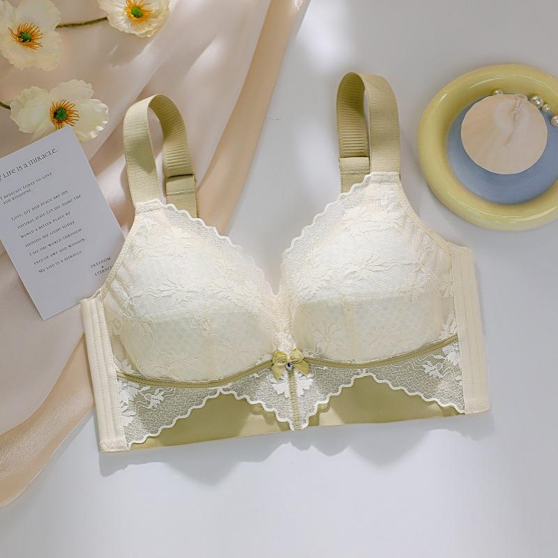 

Нижня білизна великого розміру для жінок, повна чашка, колекція проти обвисання, підгруддя, все включено, без сталевого кільця 46/105D шампанського